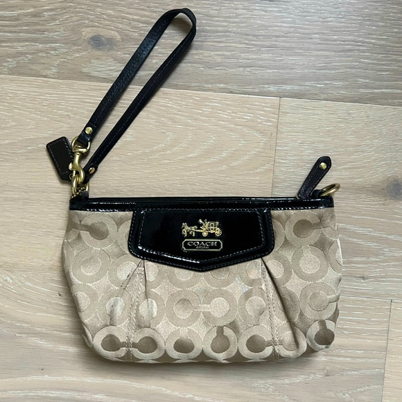 Coach Signature Wristlet Clutch - Picture 2 of 5
